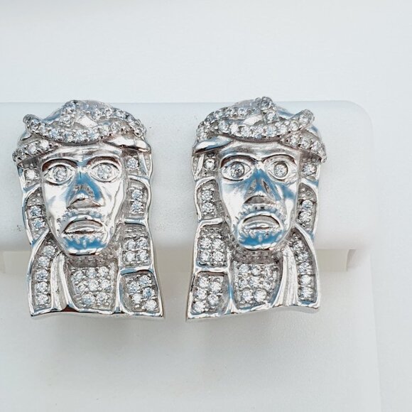 "925 Sterling Silver Cubic Zirconia Earrings, U19254808 - Picture 1 of 11